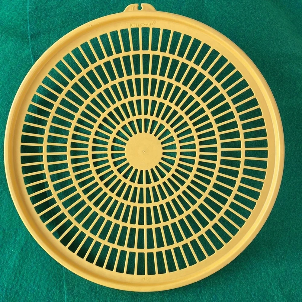 Tupperware Colander/Berry Strainer Bowl/Lid Vintage